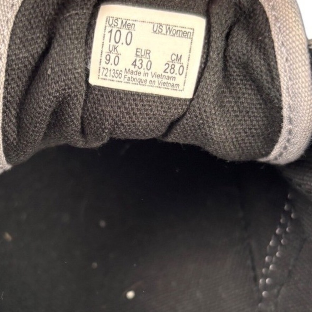 Vans Old Skool‎ Grey Black Gum Sole Skate Shoes Mens 10 Low Top Sneakers 721356 - Picture 2 of 2